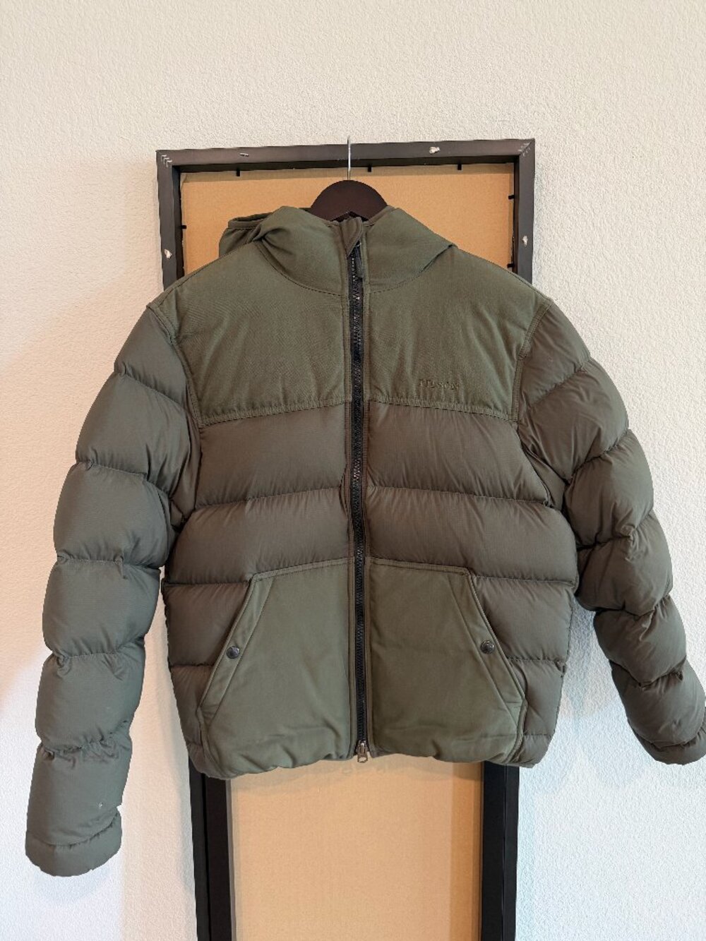 Filson Featherweight Down Hooded Coat Otter Green